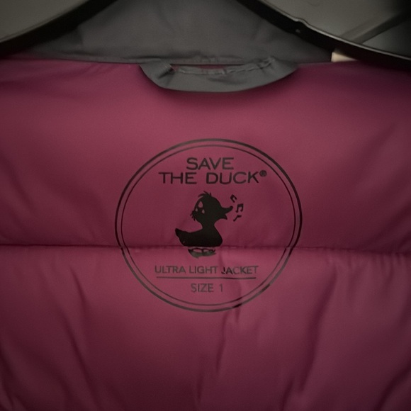 Women’s Gray Puffer Coat by Save the Duck size S - Picture 3 of 6